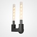 Бра Canelle Wall Lamp Double Sconces Black Imperiumloft 147874-22 - фото