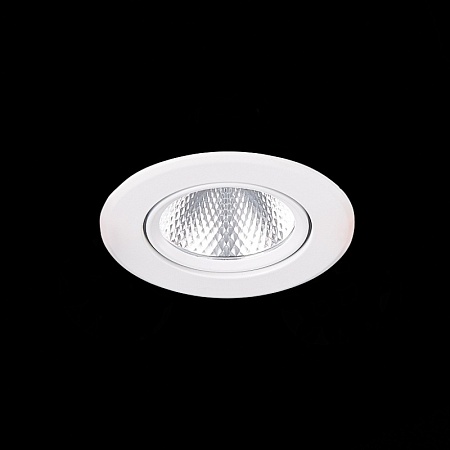 Св-к встр. Белый LED 1*8W 4000K 640Lm Ra80 36° IP20 D86xH50 220-240V ST211.548.08.36 - фото