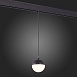 Магнитный трековый светильник подвесной Черный LED 1*7W 3000K 520Lm Ra>80 120° IP20 D90 ST358.433.07 - фото