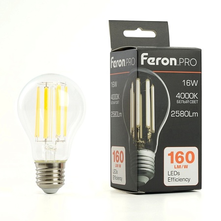 Лампа светодиодная Feron.PRO LB-1116 Шар E27 2580LM 16W 175-265V 4000K - фото