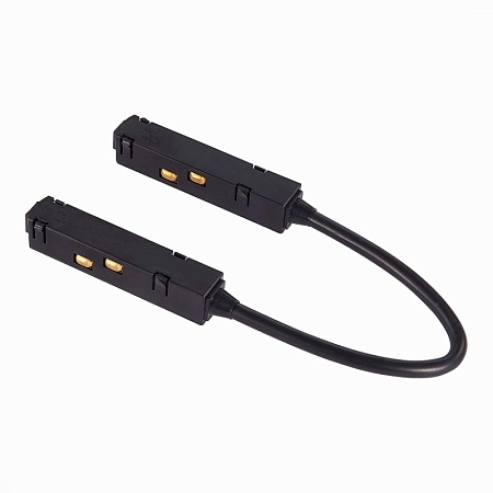 Коннектор питания угловой для магнитного шинопровода ST-Luce Черный ST006.449.00 - фото