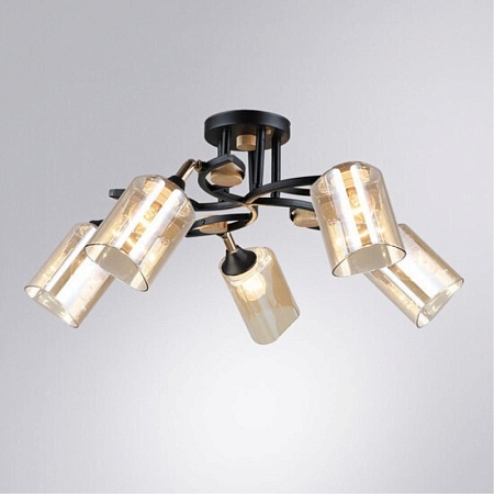 Потолочная люстра ARTE LAMP A5076PL-5BK - фото