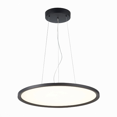Светильник подвесной Черный LED 1*56W 4000K 5 040Lm Ra>80 120 IP20 D600xH36 185-265V ST602.443.56 - фото