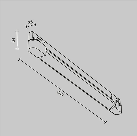 Трековый светильник Technical BASIS TR196-3-20W4K-W - фото