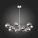 Светильник подвесной ST-Luce Хром/Дымчатый E14 12*40W SL1500.103.12 - фото