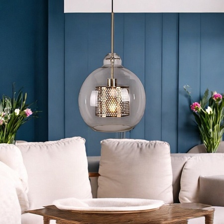 Подвесной Светильник Catch F Pear Brass D25 Imperiumloft 101418-26 - фото