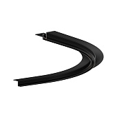 Коннектор радиусный R600 встраиваемый под ГКЛ 9,5мм Levity черный