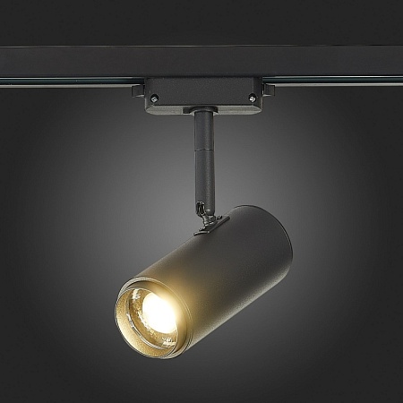 Св-к трек. Zoom Черный LED 1*12W 4000K 1 200Lm Ra>80 15-60° IP20 L137xW59xH179 170-240V ST600.446.12 - фото