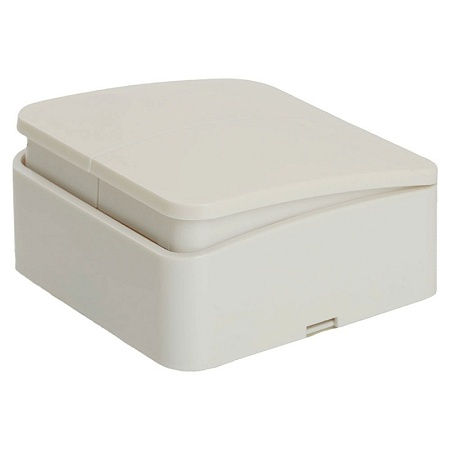 Розетка 3-местная с/з открытой установки, STEKKER, 250В, 16А, IP20, серия София, серебро, MST16-13-03 - фото