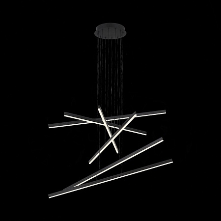 Люстра подвесная ST-Luce Черный/Белый LED 1*100W 4000K SL394.423.06 - фото