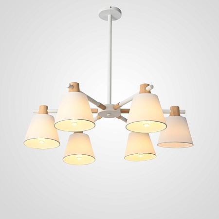 Потолочная Люстра На Штанге Natura A White 6 Imperiumloft 177987-26 - фото