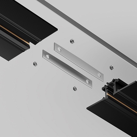 Коннектор прямой для шинопровода Levity, 2шт - фото