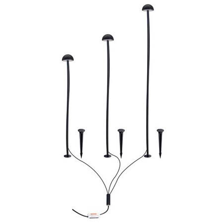 Грунтовый светильник Arte Lamp MOTUS A1081PA-3BK - фото