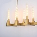 Люстра Canelle Linear Chandelier 12 Modern Brass Imperiumloft 84598-22 - фото
