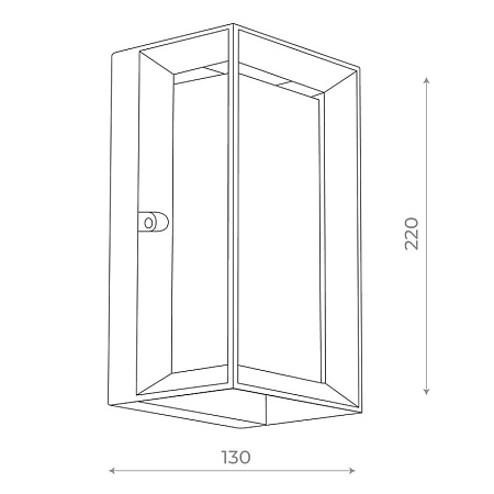 Светильник уличный настенный ST-Luce Черный/Белый LED 1*6W 3000K SL077.411.01 - фото