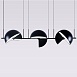 Подвесной Светильник Trapeze Triplette Oblure Imperiumloft 144330-22 - фото