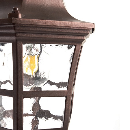 Светильник садово-парковый Feron PL691 на стену вниз 60W 230V E27, коричневый - фото