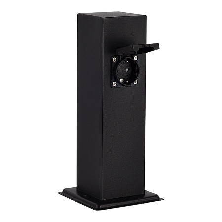 Столб уличный 2 розетки ST-Luce черный 3500W SL9012.405.00 - фото