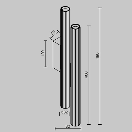 Настенный светильник (бра) Technical C082WL-24W2.7K-W - фото