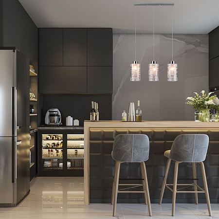 Подвесной акцентный светильник Eurosvet 50002/3 хром - фото