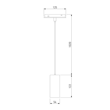 Slim Magnetic Трековый светильник 15W 4200K Amend чёрный 85520/01 85520/01 Elektrostandard - фото
