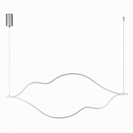 Светильник подвесной ST-Luce Никель/Белый LED 1*65W 4000K SL6106.103.65 - фото
