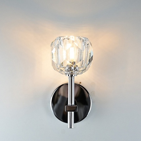 Бра Boule De Cristal Single Sconce Chrome Imperiumloft 156370-22 - фото