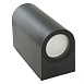 Светильник садово-парковый Feron.ONE DH015-P, на стену, 2*GU10 220-240V, черный пластик - фото
