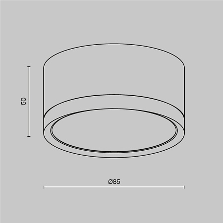 Потолочный светильник Technical C086CL-GX53-SRD-B - фото