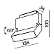 Трековый светильник Technical Basis Rot TR013-2-10W3K-B - фото