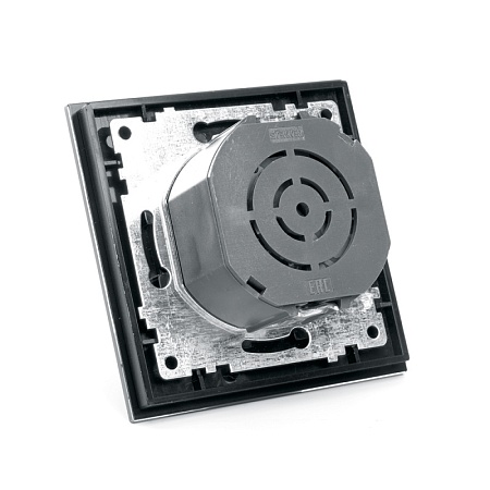 Выключатель диммирующий, STEKKER, GLS10-7006-05, 250В, 500W, серия Катрин, черный - фото