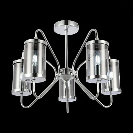 Светильник потолочный Хром/Дымчатый E14 5*40W SLE102302-05 - фото