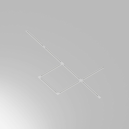 Трековая система Technical встраиваемая однофазная (220 Вольт) белая 200x200 TS-S-200-TR004-1-GU10-W