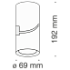 Потолочный светильник Technical Tube C019CW-01B - фото
