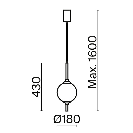 Подвесной светильник Maytoni Z020PL-L6B3K - фото