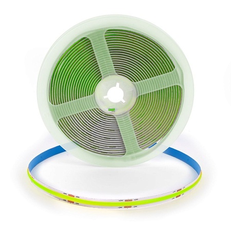Светодиодная COB лента Feron LS530 320SMD(2110) 10Вт/м 24V 5000*8*1.8мм IP20, зеленый - фото