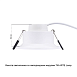 Точечный встраиваемый светильник Arte Lamp ANSER A2160PL-1WH - фото