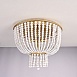 Люстра Jacqueline Clear Flush-Mount Brass Imperiumloft 186173-22 - фото