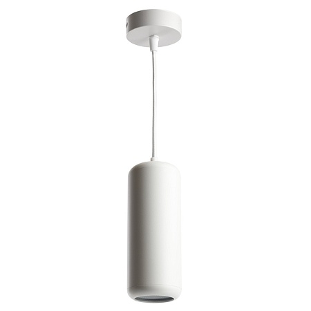 Светильник потолочный Feron HL3658 Barrel ECHO levitation  12W, 230V, GX53, белый, с антибликовой сеточкой, на подвесе 1,7 м - фото
