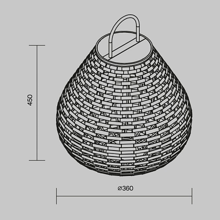 Ландшафтный светильник Outdoor Plet OSL599FL-L5B3K - фото