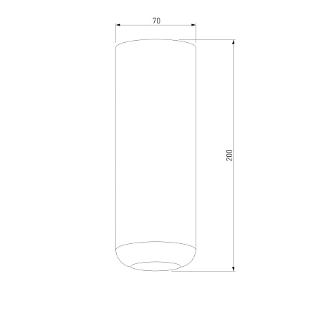 Светильник потолочный светодиодный 10W 4000K белый 25045/LED Elektrostandard - фото