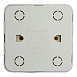 Выключатель открытой установки 1-клавишный, STEKKER, 250В, 10А, IP20, серия София, серебро, MSW10-10-03 - фото