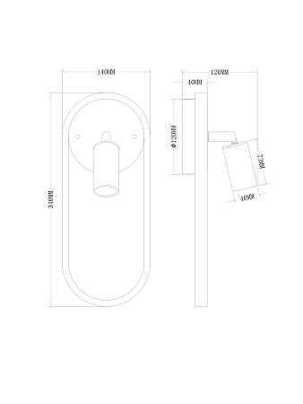 Настенный светильник (бра) Freya FR6074WL-L10G - фото