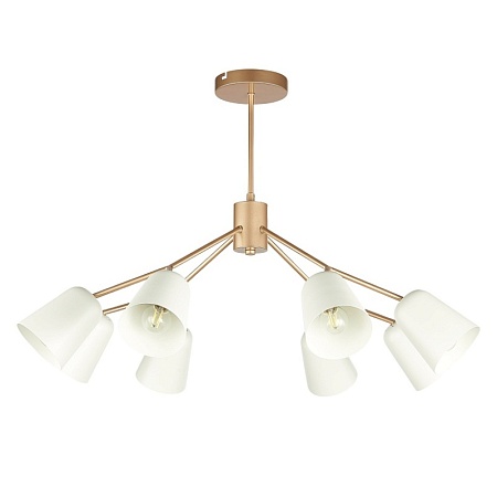 Светильник потолочный Золотистый/Белый E14 8*40W SLE155902-08 - фото