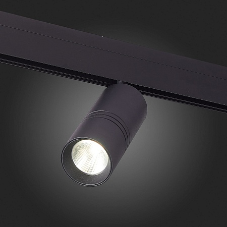 Магнитный трековый светильник Черный LED 1*18W 4000K 1 530Lm Ra>90 36° IP20 L-xW60xH148 ST365.446.18 - фото