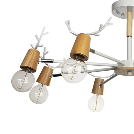 10024/8 White Люстра на штанге LOFT IT Sven - фото