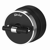 Переключатель/выключатель одноклавишный Vintage черный матовый/хром W5812051