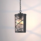 Уличный подвесной светильник Premier H черный IP44 GL 1017H черный Elektrostandard