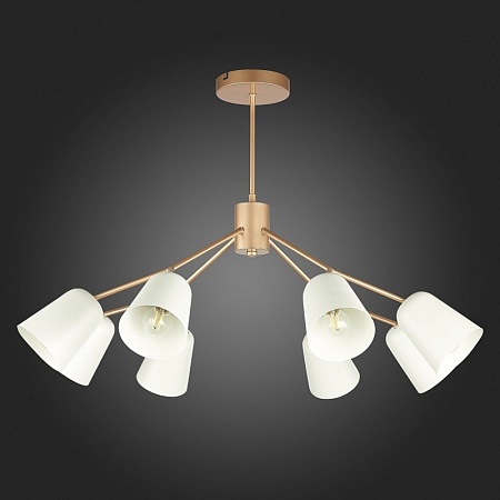 Светильник потолочный Золотистый/Белый E14 8*40W SLE155902-08 - фото