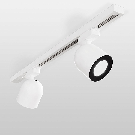 Трековый светильник для однофазного шинопровода Ogma GU10 черный MRL 1005 Elektrostandard - фото
